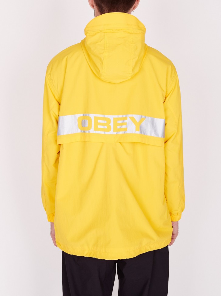 фото Куртка-анорак obey inlet anorak energy yellow