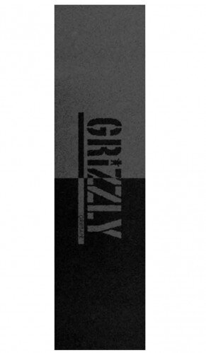 Шкурка для скейтборда GRIZZLY Split Stamp Griptape Black, фото 1
