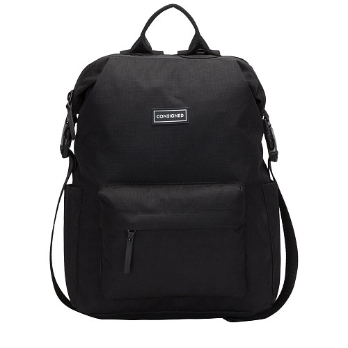 Рюкзак CONSIGNED Lamont L Front Pocket Backpack Black 2023, фото 1