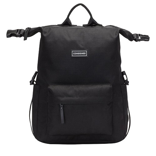Рюкзак CONSIGNED Lamont L Front Pocket Backpack Black 2023, фото 3