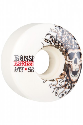 Колеса для скейтборда BONES Berger Medusa White 52 mm, фото 1