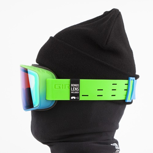 Горнолыжная маска GIRO Method Sili Neon Lights Vivid Emerald 27/Vivid Infrared 58 2021, фото 2
