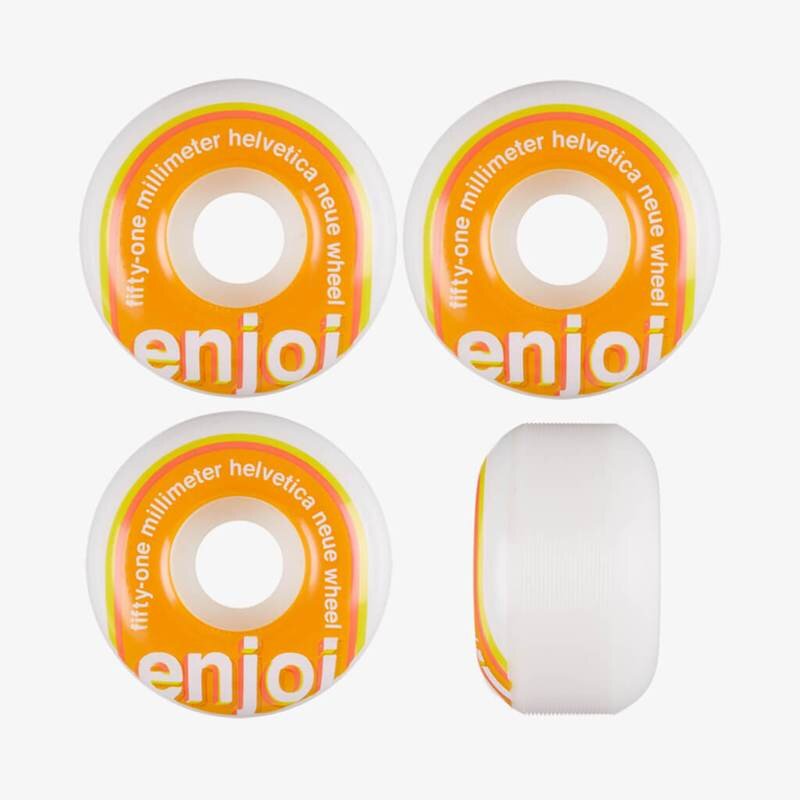 Колеса для скейтборда ENJOI Helvetica Neue Wheels Orange 51mm 2022