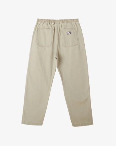 Джинсы OBEY Denim Easy Pant FW25 Abbey Stone Faded Wash, фото 2