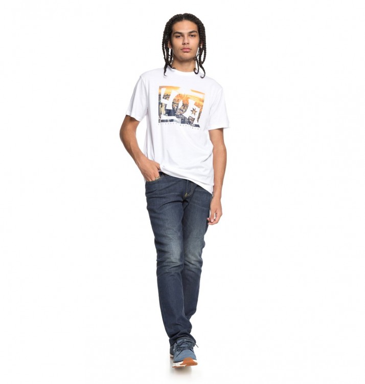 Футболка мужская DC SHOES Empire Henge Ss M Snow White, фото 2