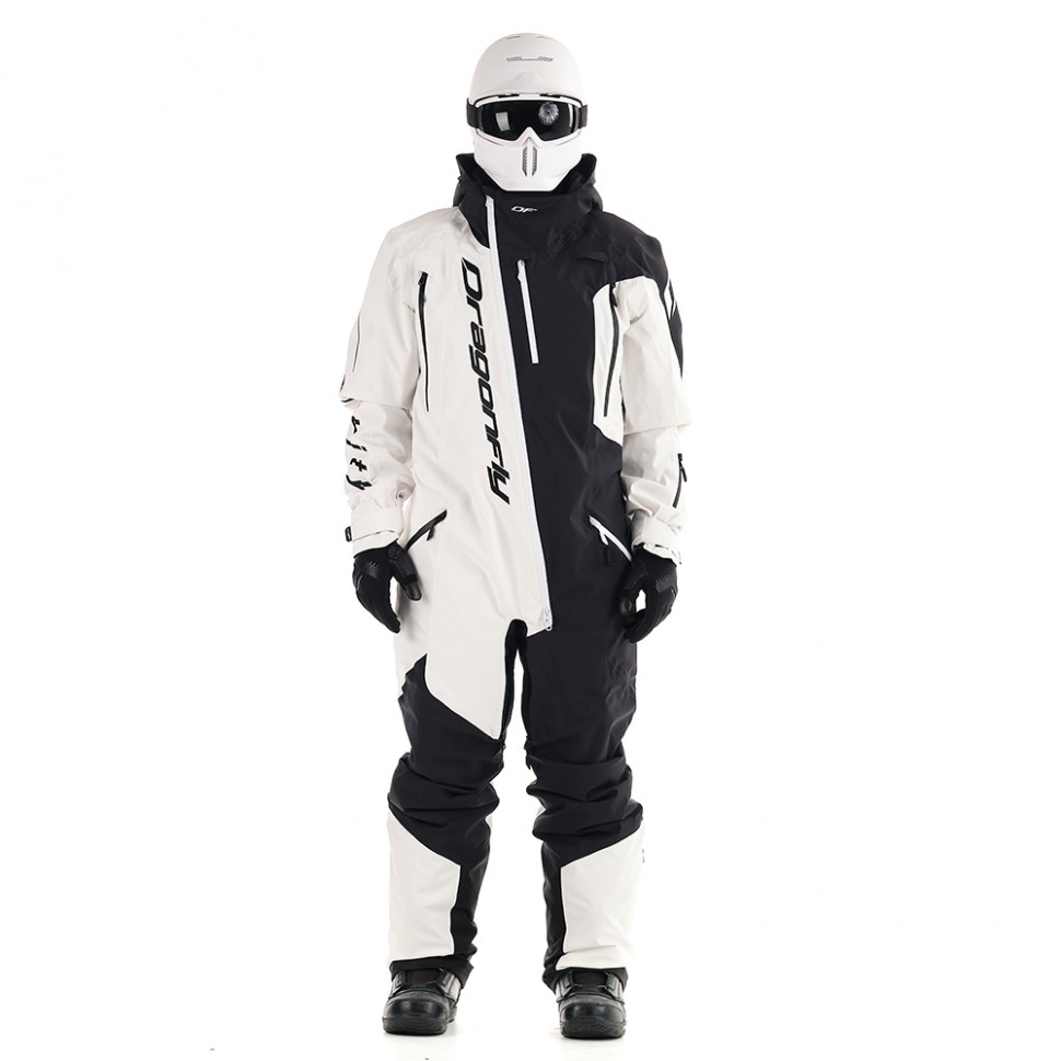 фото Комбинезон для сноуборда мужской dragonfly ski premium man black&white