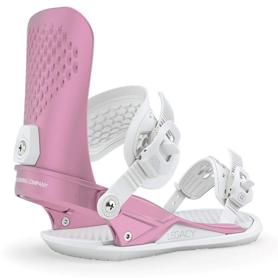 Крепления для сноуборда женские UNION Legacy Metallic Pink 2020 8400569008820, цвет белый