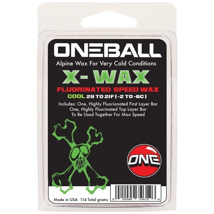Парафин ONEBALL X-Wax - Cool Assorted 2020 3606859790658, цвет зелёный - фото 1