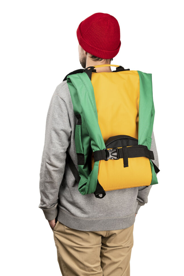 фото Чехол для лонгборда sunhill long pack green/yellow sunhill/skatebag