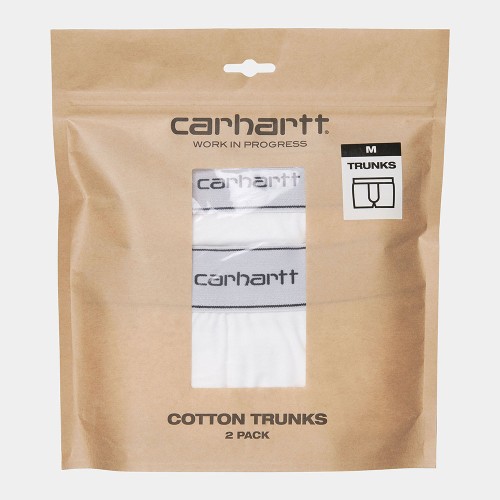 Трусы CARHARTT WIP Cotton Trunks White+White, фото 2