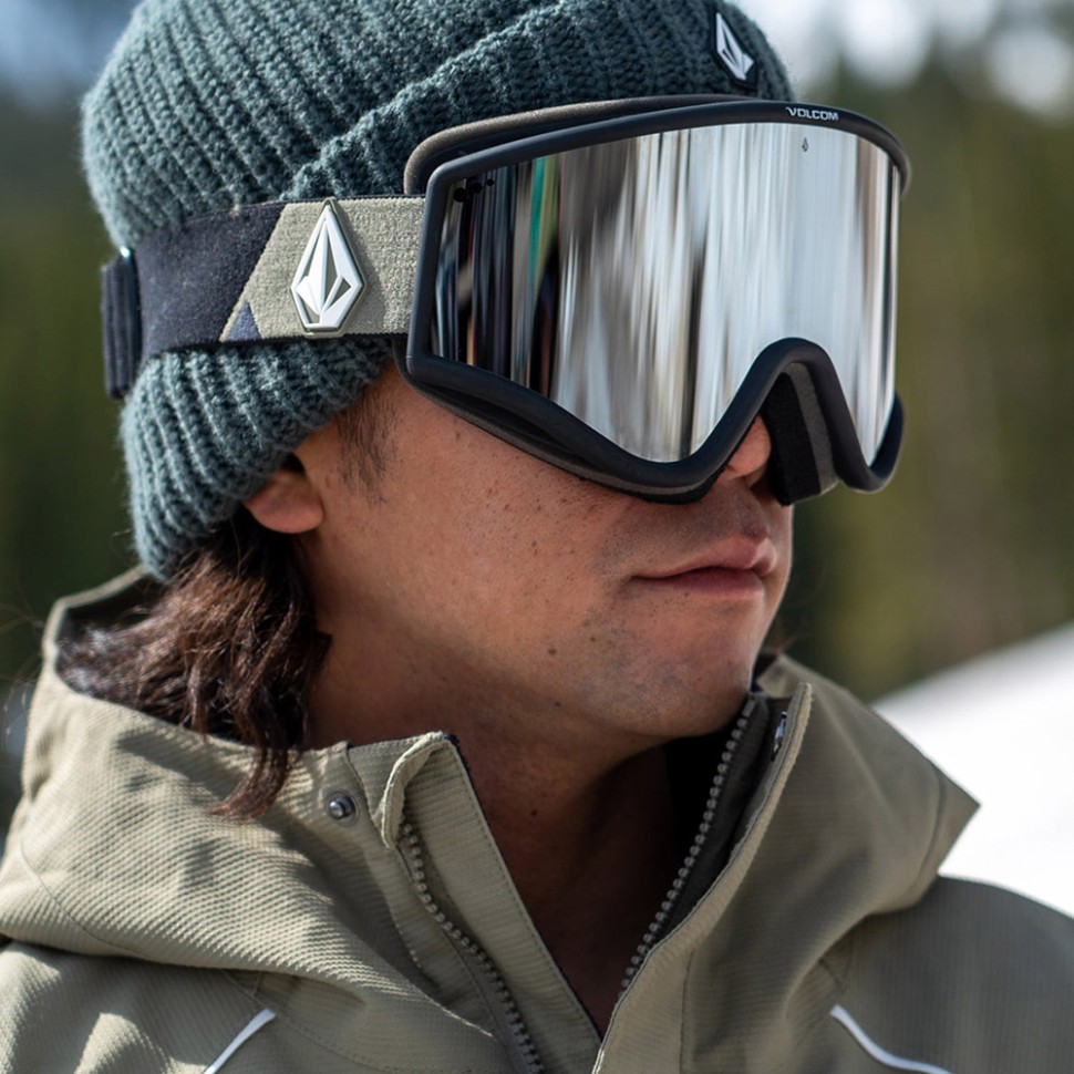 Маска горнолыжная VOLCOM Yae Lt Military/Black Silver Chrome 2024 фото 6