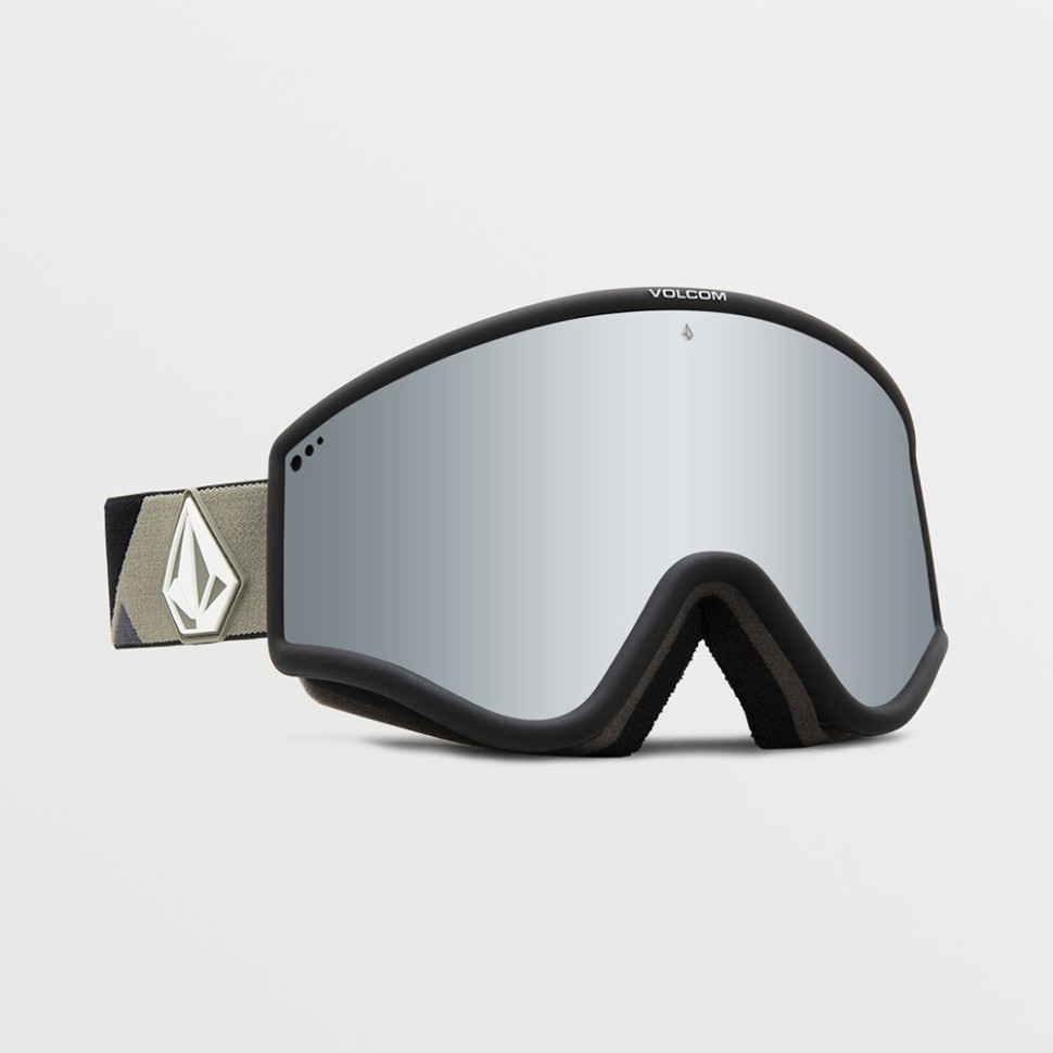 Маска горнолыжная VOLCOM Yae Lt Military/Black Silver Chrome 2024