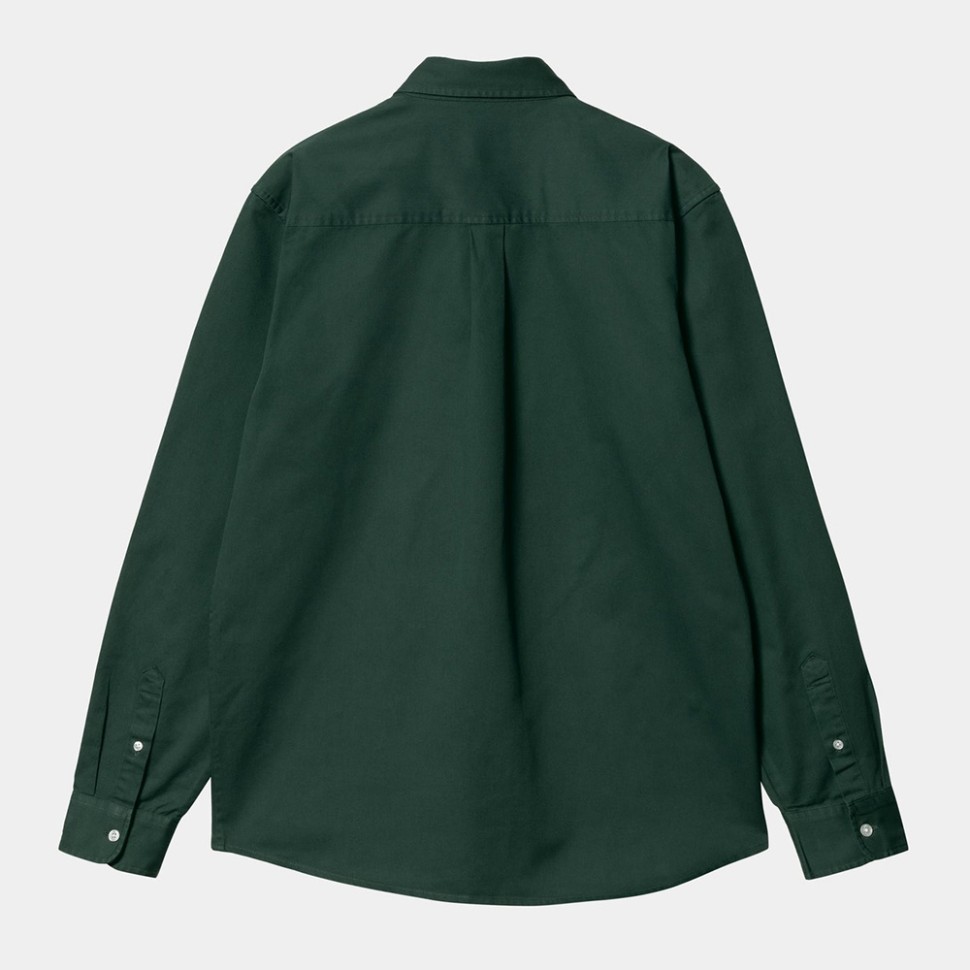 Рубашка CARHARTT WIP L/S Madison Shirt Discovery Green / Wax 4064958609186, размер S - фото 2