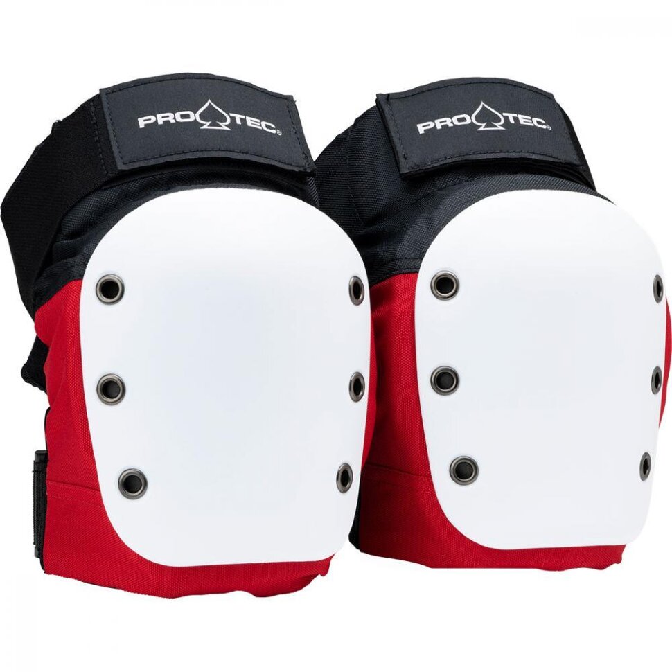 фото Защита коленей pro-tec street knee pads red white black 2021 pro tec