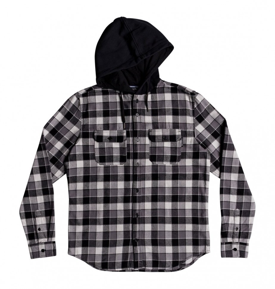 

Сорочка с капюшоном DC SHOES Runnels Ls Boy B Black, Черный