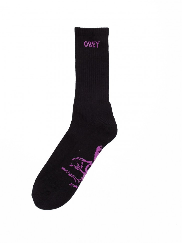 фото Носки obey buzz socks black 2020