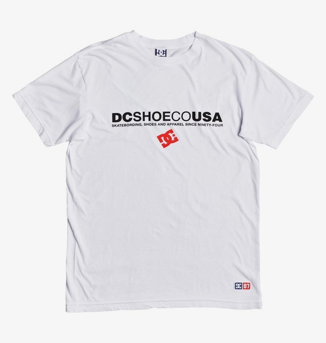 Футболка DC SHOES Dc Usa Ss M Tees Wbb0 White 2020, фото 1