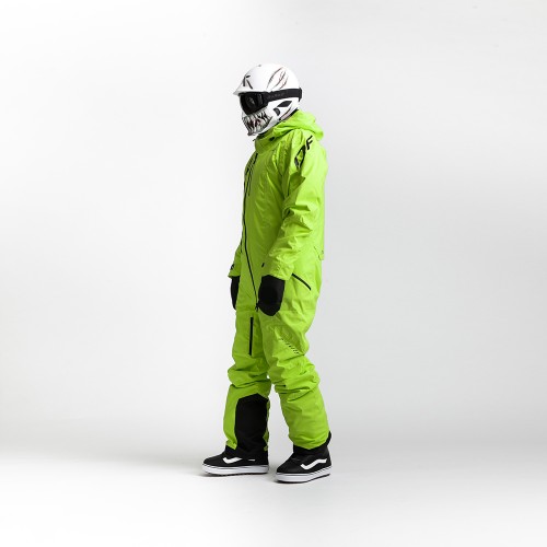Комбинезон мужской DRAGONFLY Ski Basic Man Green 2021, фото 3