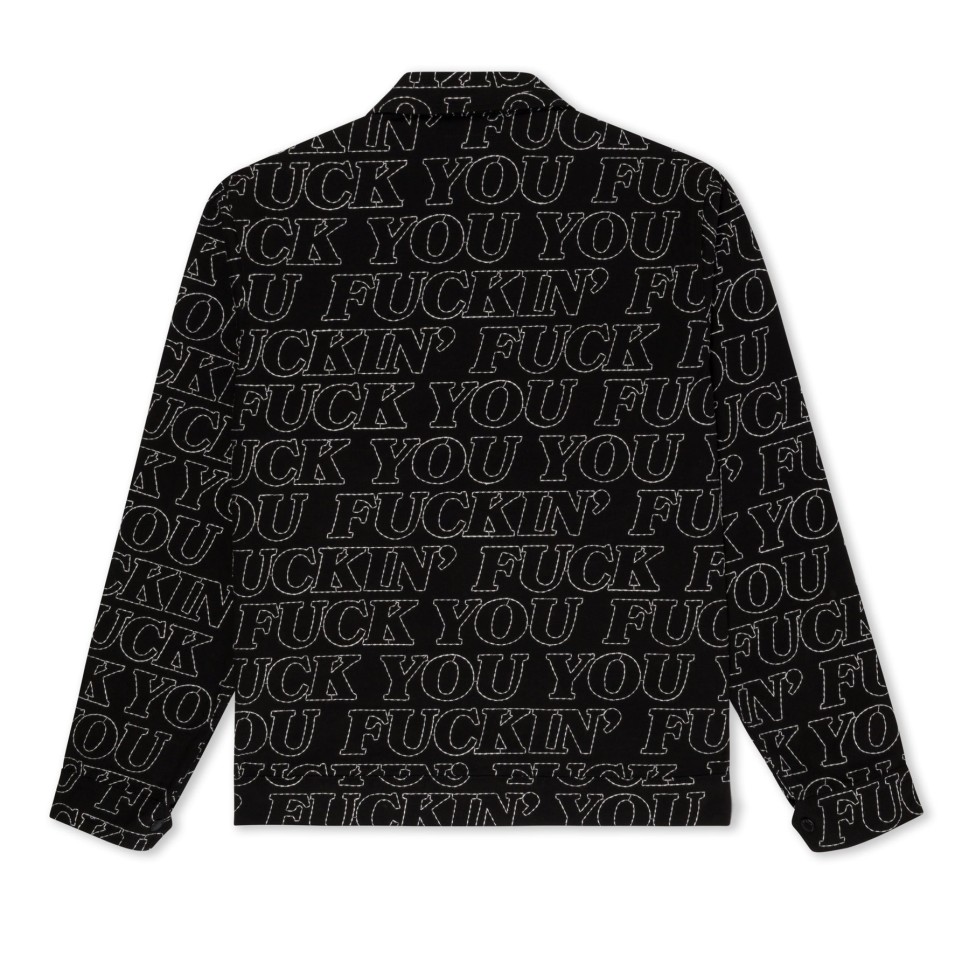 Куртка RIPNDIP Fuckin Fuck Quilted Work Jacket Black фото 2