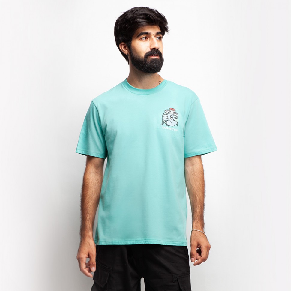 Футболка CARHARTT WIP S/S Ill World T-Shirt Bondi 2021 4064958047117, размер S - фото 1