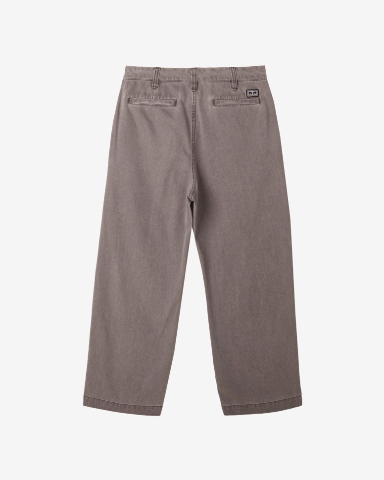 Брюки OBEY Bigwig Chino Pant FW25 Pigment Java Brown фото 2