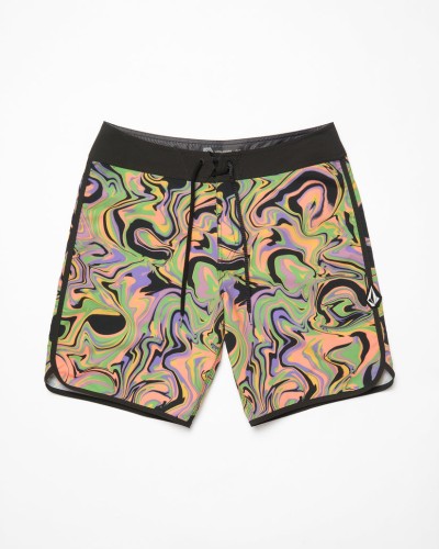 Шорты VOLCOM Infuse Scallop Mod 19 SS25 Steel Purple, фото 1