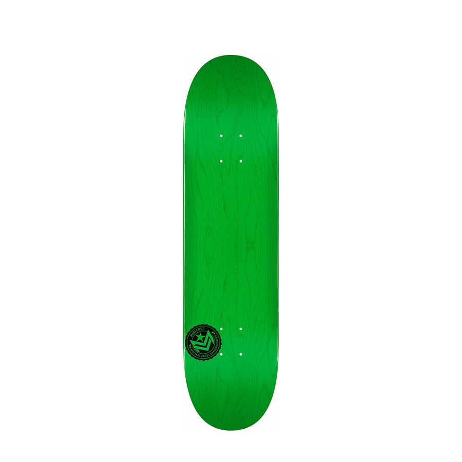 фото Дека для скейтборда mini logo chevron stamp green 8.25"