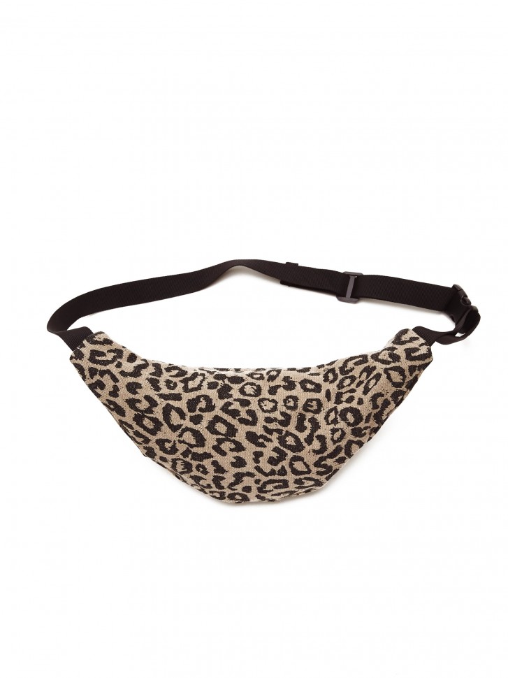 фото Сумка на пояс obey waisted hip bag leopard khaki