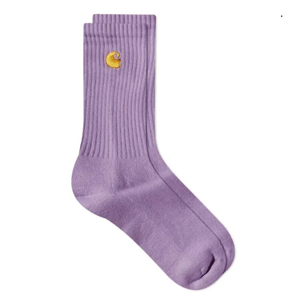 Носки CARHARTT WIP Chase Socks Violanda/Gold