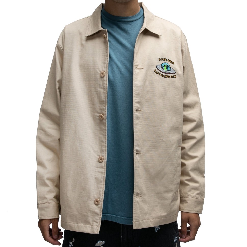Куртка RIPNDIP Same Shit Different Day Military Jacket Khaki фото 3
