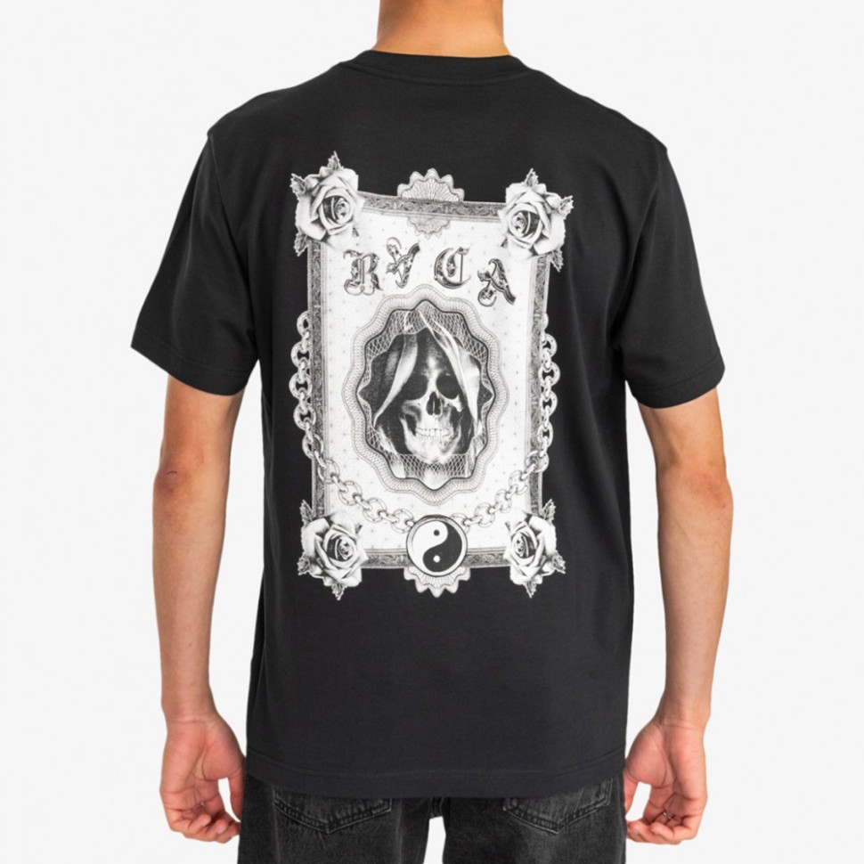 Футболка RVCA Dream Reaper Ss Tee Black фото 2