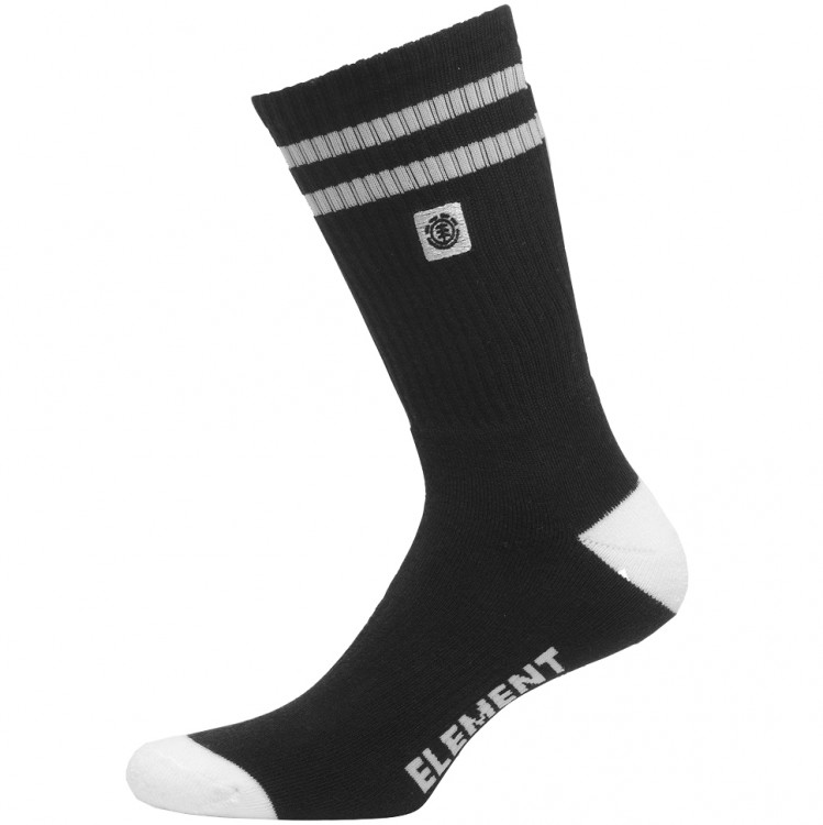 Длинные черные носки ELEMENT Clearsight Socks Flint Black, фото 1
