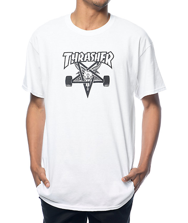 Футболка Thrasher Skate Goat White 2020, фото 1