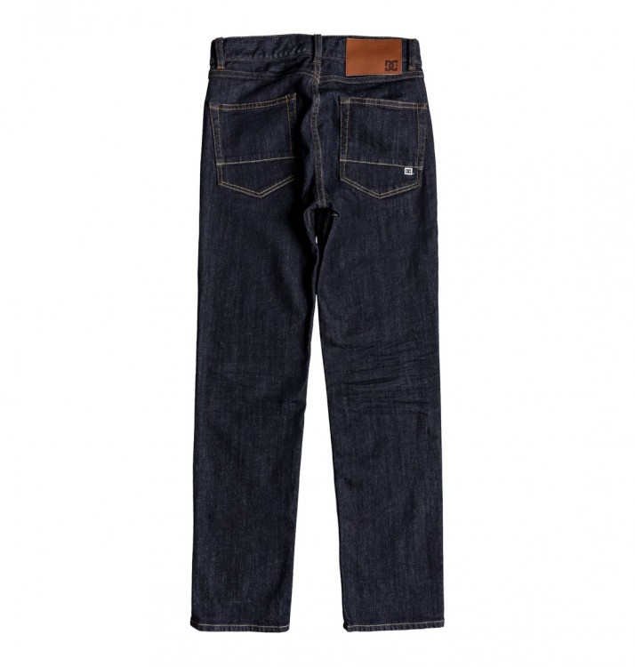 Джинсы DC SHOES Worker Straight B Indigo Rinse, фото 2