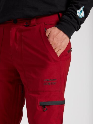 Штаны для сноуборда мужские VOLCOM Stretch Gore-Tex Pant Black, фото 4