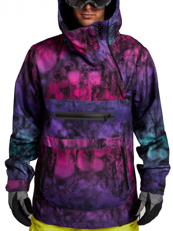 Куртка-анорак для сноуборда VOLCOM Brighton Pullover Jacket Mix, фото 3