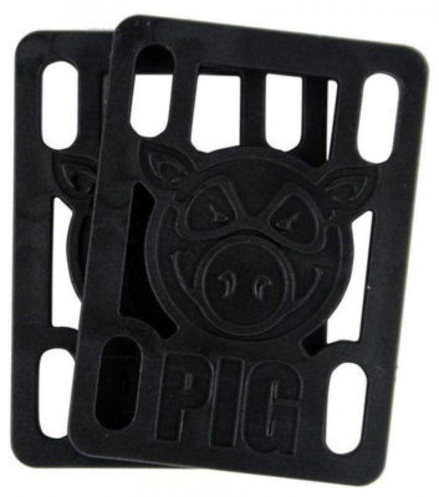 Проставки PIG Piles  Hard Risers Black 1/4 дюйм 2020 0827059025644 - фото 1