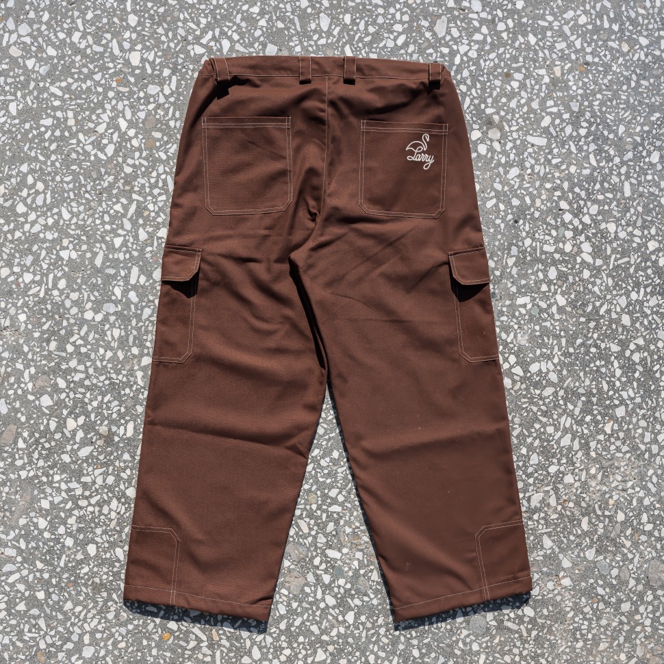 фото Брюки larry pants two pocket brown 2022