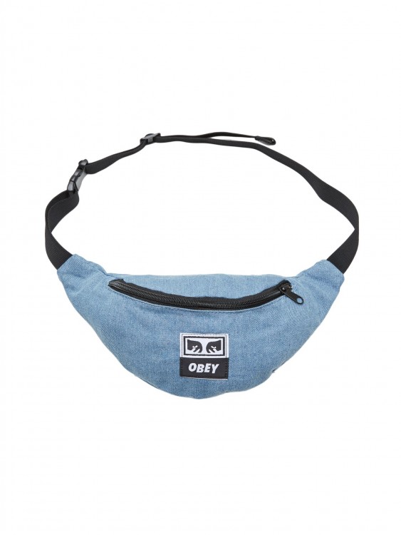 Сумка на пояс OBEY Waisted Hip Bag Denim, фото 2