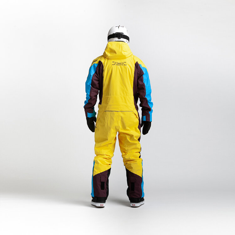 Комбинезон мужской DRAGONFLY Ski Premium Man Yellow&Brown 2021, фото 2
