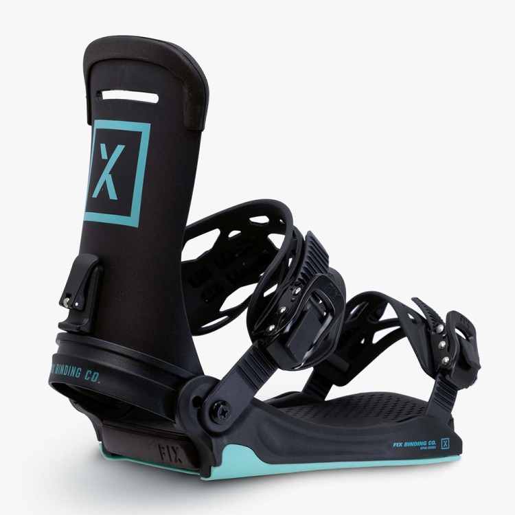 Крепления для сноуборда женские FIX Opus Teal 2024, фото 1