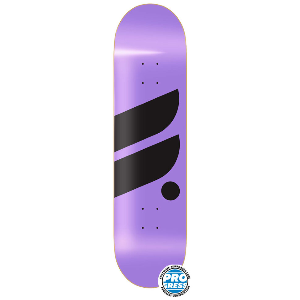 Дека для скейтборда FOOTWORK Progress Evo Purple/Black  8.25 x 31.75 2021 4690007004611 - фото 1