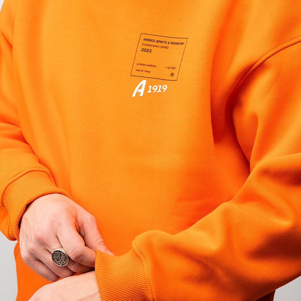 Толстовка с капюшоном Aperol X Ridestep Orange 2022 2000000587363, размер XS - фото 4