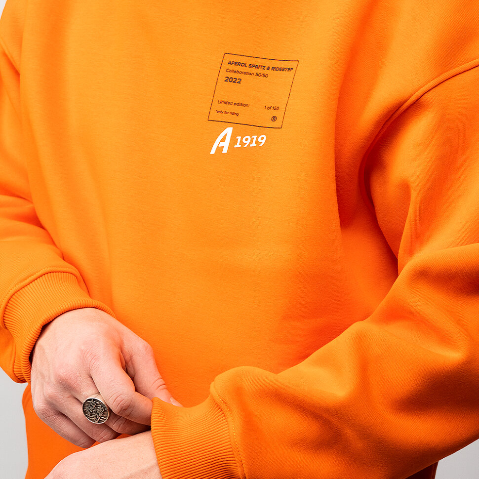 Толстовка с капюшоном Aperol X Ridestep Orange 2022 фото 4