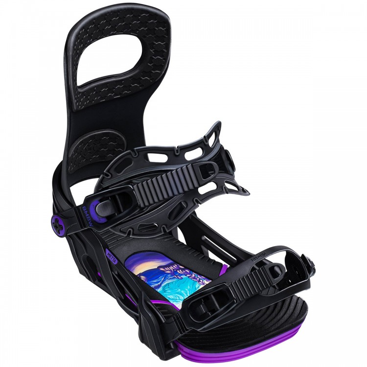 Крепления для сноуборда мужские BENT METAL Metta Black 2020, фото 1