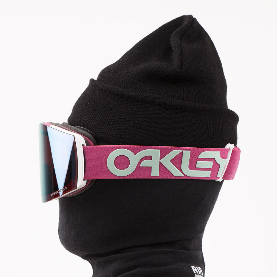 фото Маска горнолыжная oakley fall line xm factory pilot rubine jasmine/prizm snow sapphire iridium 2021