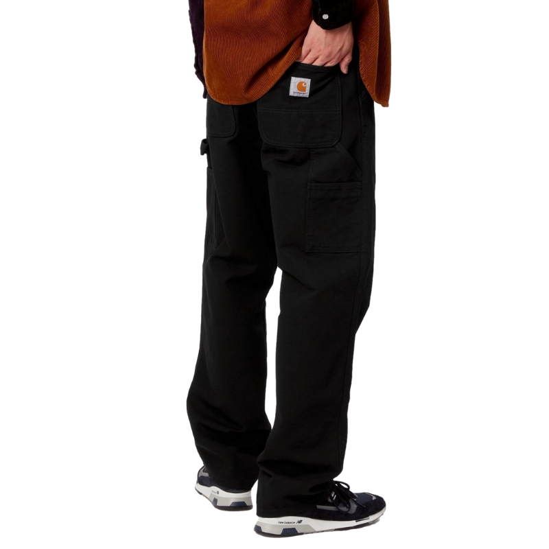 Брюки CARHARTT WIP Single Knee Pant Black (Rinsed) 2023 фото 2