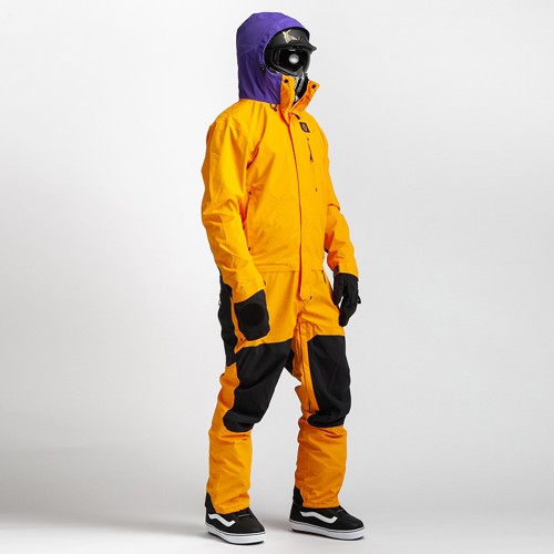 Комбинезон для сноуборда мужской AIRBLASTER Beast Suit Mango 2021, фото 4