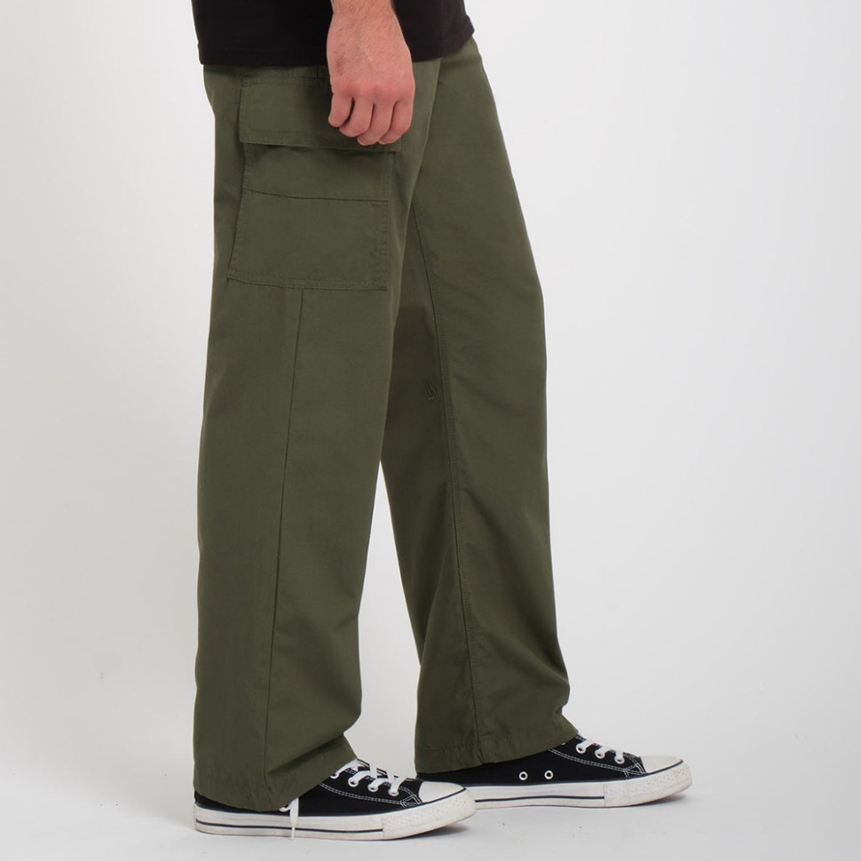 Брюки VOLCOM Squads Cargo Loose Tprd Pant Squadron Green фото 3
