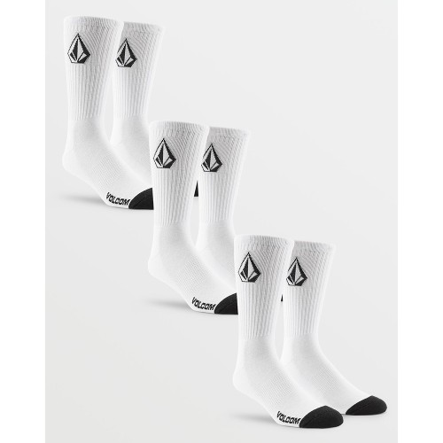 Носки VOLCOM Full Stone Sock 3Pk White, фото 2